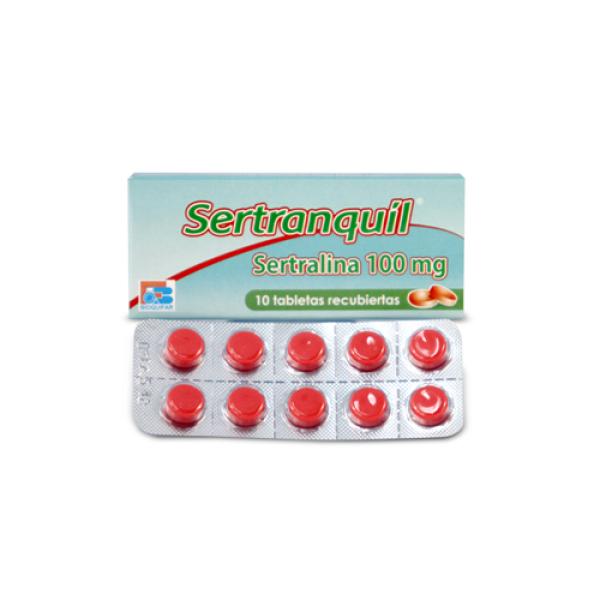 Sertralina 100 Mg Tabletas Caja X 10 ( Sertranquil )