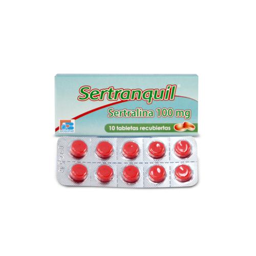 Sertralina 100 Mg Tabletas Caja X 10 ( Sertranquil )