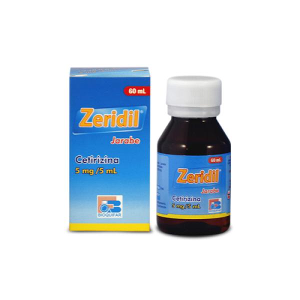 Cetirizina 5 Mg/ Ml Jarabe Frasco X 60 Ml ( Zeridil )