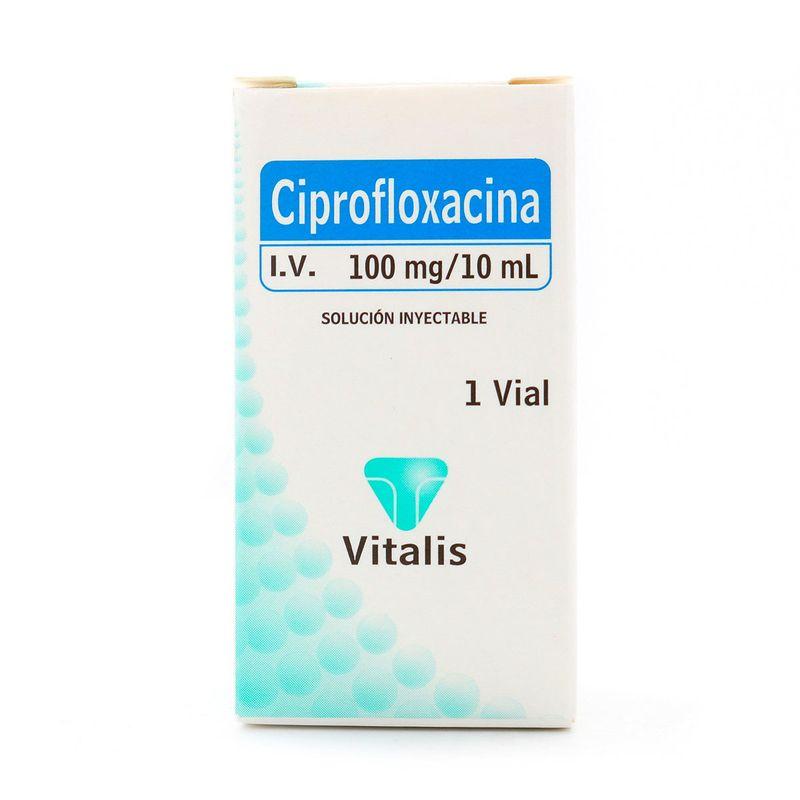 Ciprofloxacina 100 Mg/10 Ml Solución Inyectable Caja X 1 Ampolla