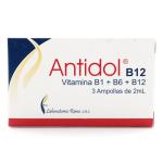 Antidol B 12 Solución Inyectable Caja X 3 ( Vitamina B1+ B6 + B12)