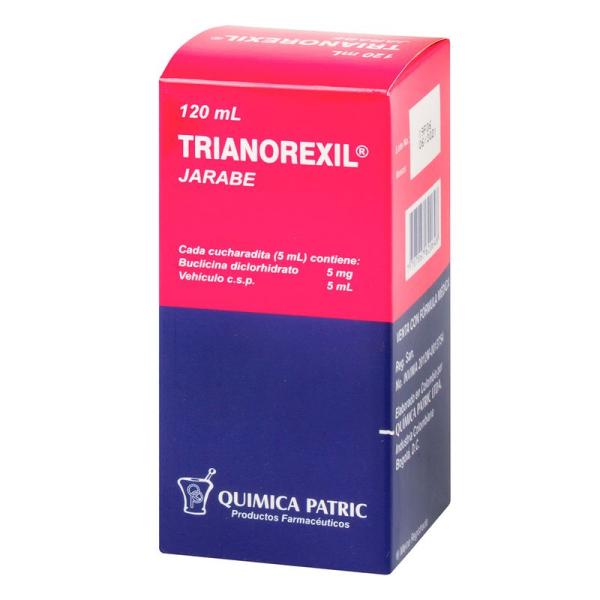 Trianorexil Jarabe Frasco X 120 Ml ( Buclizina Hci 5 Mg / 5ml)