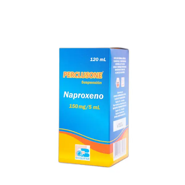 Naproxeno 150 Mg/5 Ml Suspensión Frasco X 120 Ml ( Perclusone )