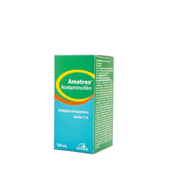 Acetaminofén Jarabe Frasco X 120 Ml ( Ametrex )