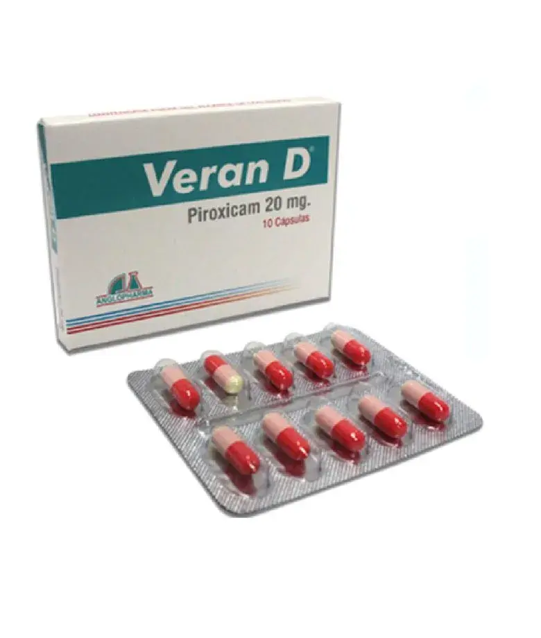 Piroxicam 20 Mg Cápsulas Caja X 10 ( Veran D )