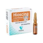 N - Butil Bromuro De Hioscina 20 Mg/ml Solución Inyectable Caja X 10a Ampollas