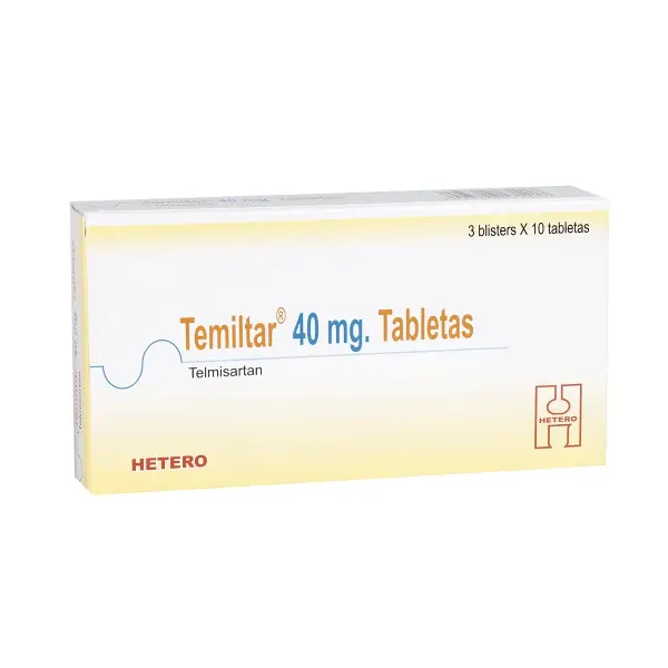 Telmisartán 40 Mg Tabletas Caja X 30 (Telmiltar)