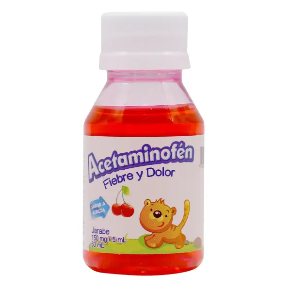 Acetaminofen 150 Mg/5 Ml Jarabe Frasco X 60 Ml