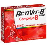 Activit- B Gold Cápsulas Blanda Caja X 30 ( Complejo B + Zinc + Acido Folico + Vitamina D 39)