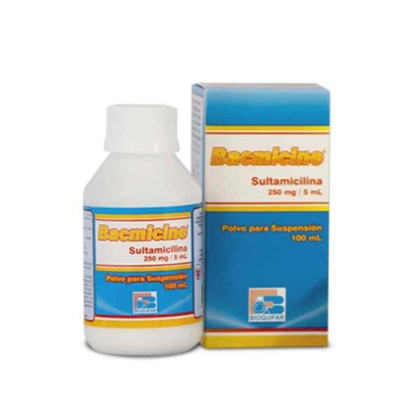 Sultamicilina 250 Mg/5 Ml Suspensión Frasco X 100 Ml ( Bacmicine )