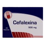 Cefalexina 500 Mg Cápsulas Caja X 24
