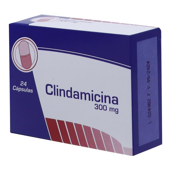 Clindamicina 300 Mg Cápsulas Caja X 24
