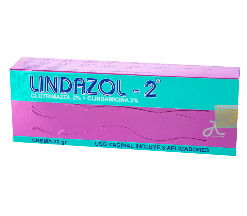 Lindazol Crema Vaginal Tubo X 20 Gr ( Clotrimazol 2% + Clindamicina 2%)