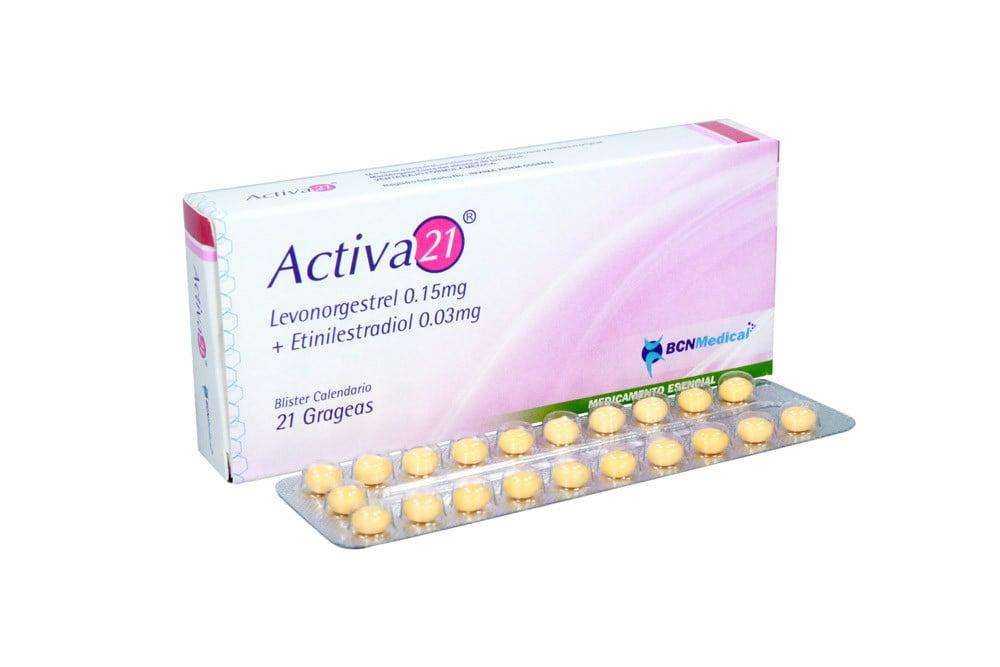Activa 21 Grageas Caja X 21 ( Levonorgestrel 0.15 Mg / Etinilestradiol 0.03 Mg)