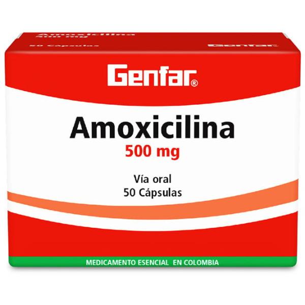 Amoxicilina 500 Mg Cápsulas Caja X 50