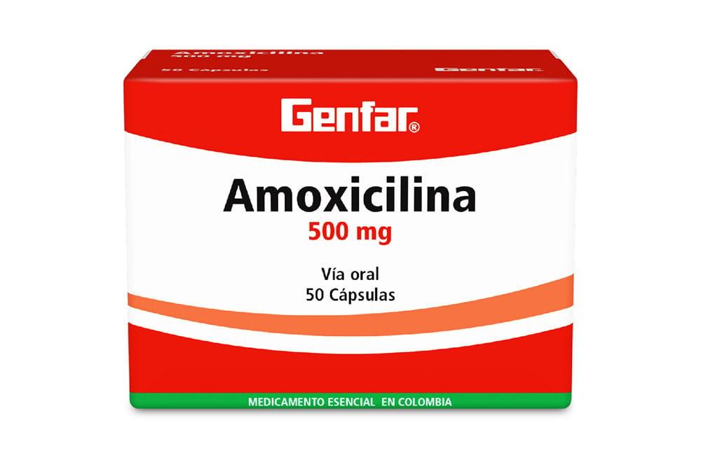 Amoxicilina 500 Mg Cápsulas Caja X 50