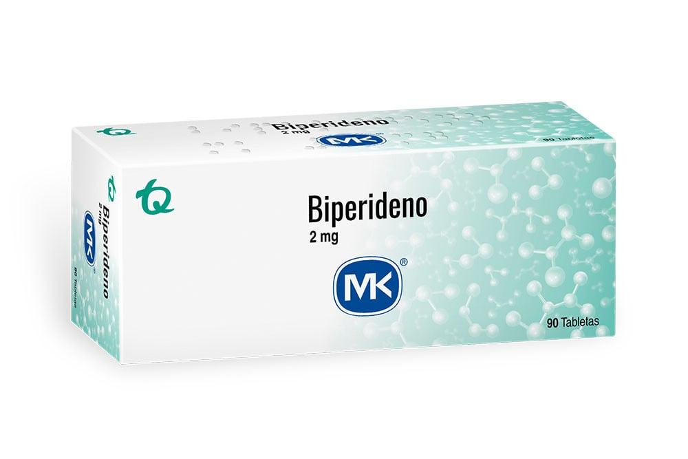Biperideno 2 Mg Tabletas Caja X 90