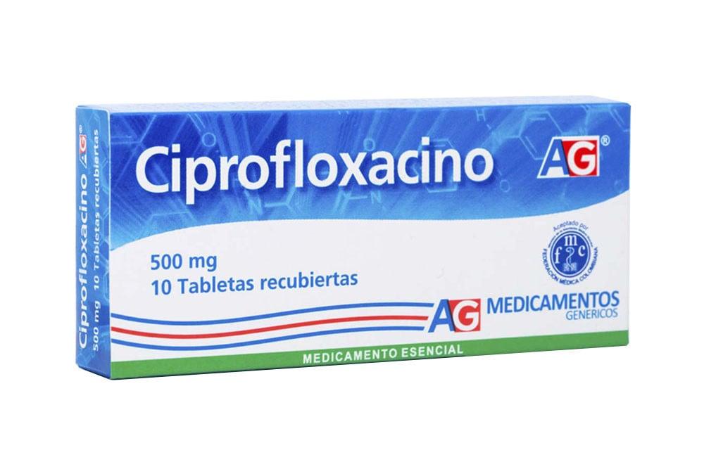 Ciprofloxacino 500 Mg Tabletas Caja X 10
