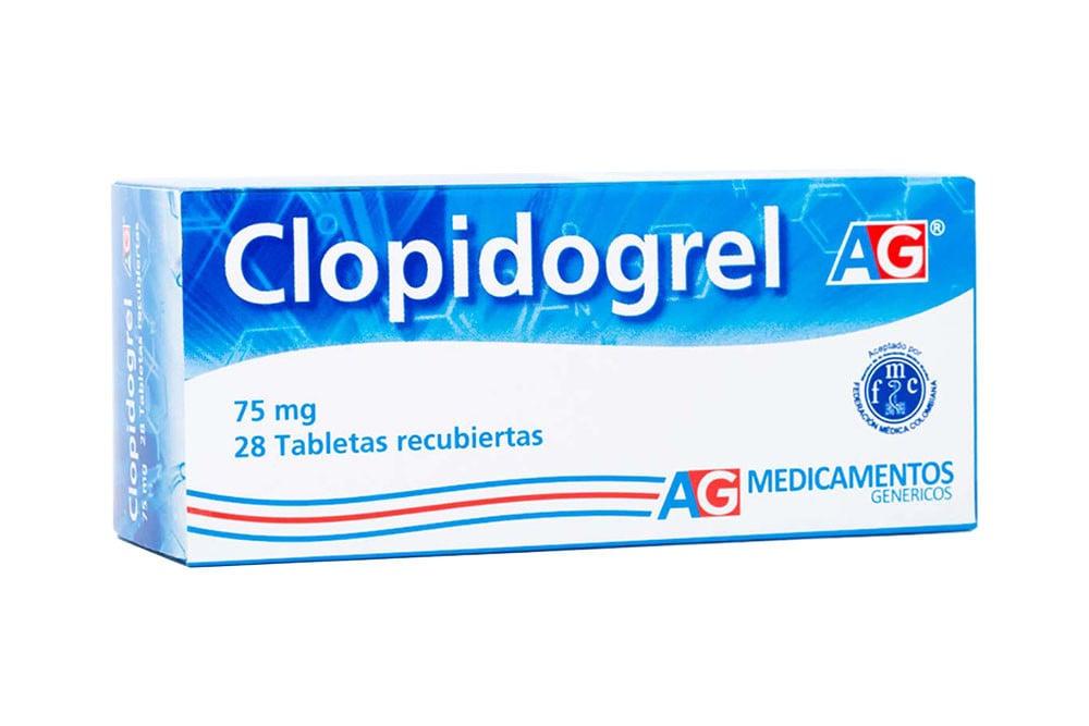 Clopidogrel 75 Mg Cápsulas Caja X 28
