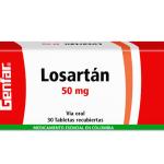 Losartan 50 Mg Tabletas Caja X 30