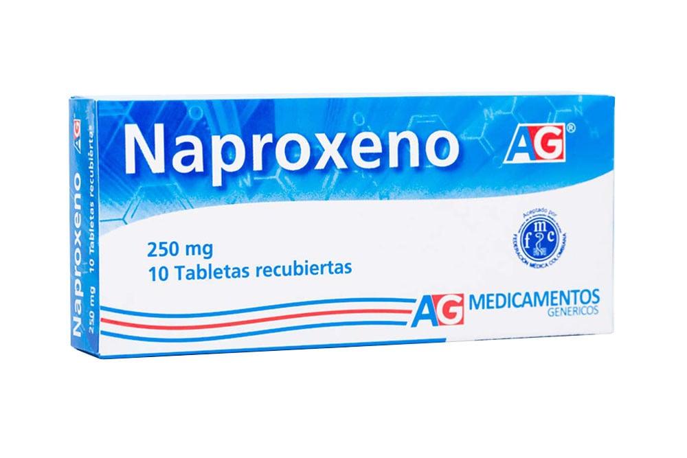 Naproxeno 250 Mg Tabletas Caja X 10