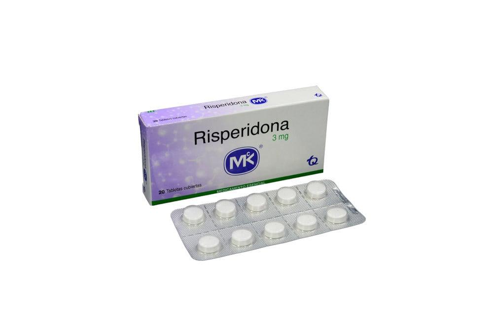 Risperidona 3 Mg Tabletas Recubiertas Caja X 20
