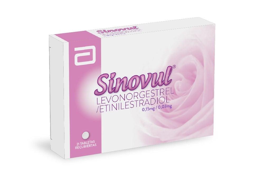 Sinovul Tabletas Recubiertas Caja X 21 ( Levonorgestrel - Etinelestradiol)