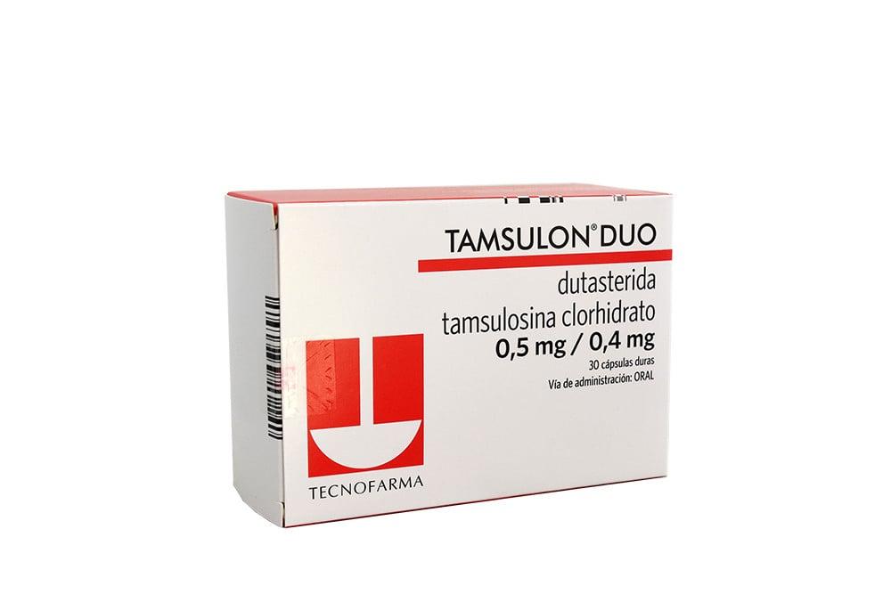 Dutasterida + Tamsulosina Clorhidrato 0.5Mg / 0.4Mg x 30 Capsulas duras via oral (Tamsulon Duo)