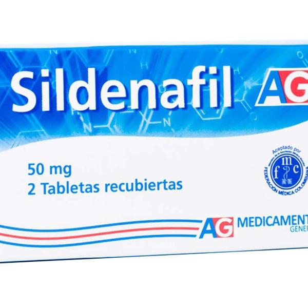Sildenafil 50 Mg Tabletas Caja X 2