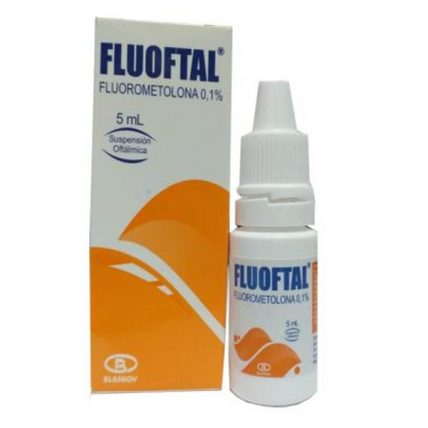 Fluoftal Suspensión Oftálmica Frasco X 5 Ml ( Fluorometalona 0.1%)