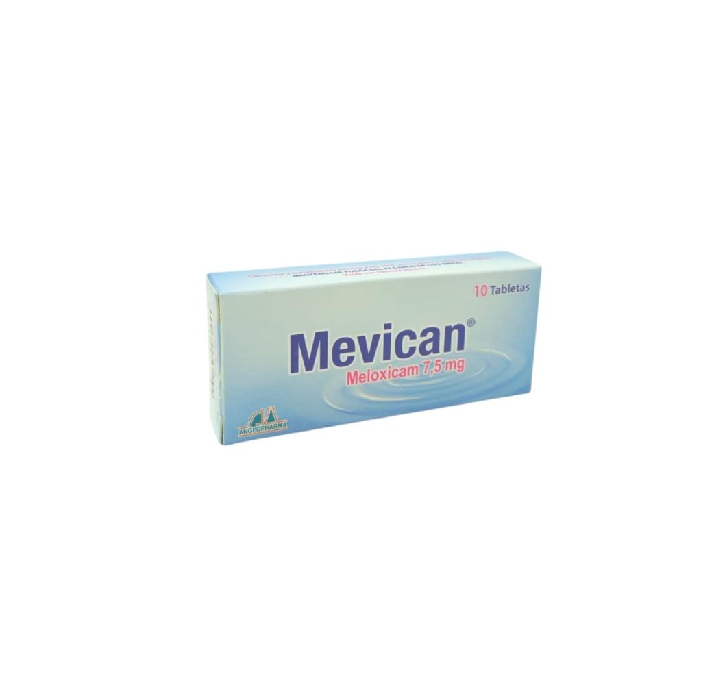 Meloxicam 7.5 Mg Tabletas Caja X 10 (mevican)