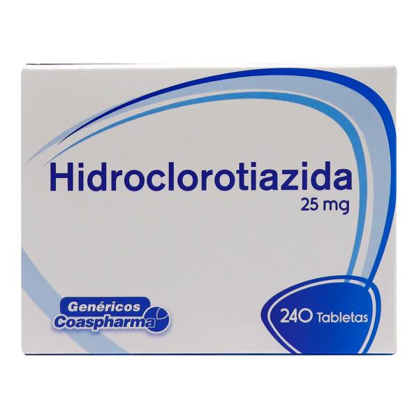Hidroclorotiazida 25 Mg Tabletas Caja X 240