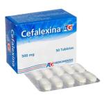 Cefalexina 500 Mg Tabletas Caja X 50