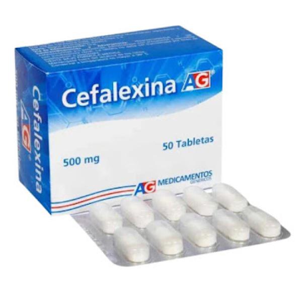 Cefalexina 500 Mg Tabletas Caja X 50