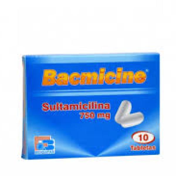 Sultamicilina 750 Mg Tabletas Caja X 10 ( Bacmicine )