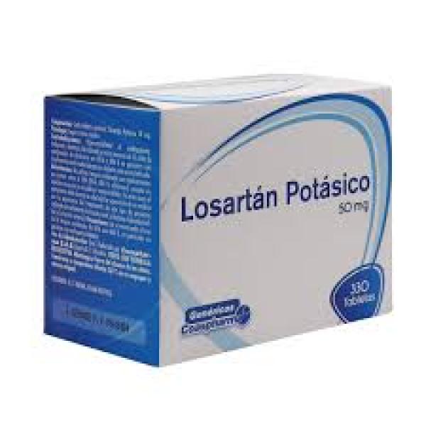 Losartan Potásico 50 Mg Tabletas Caja X 330
