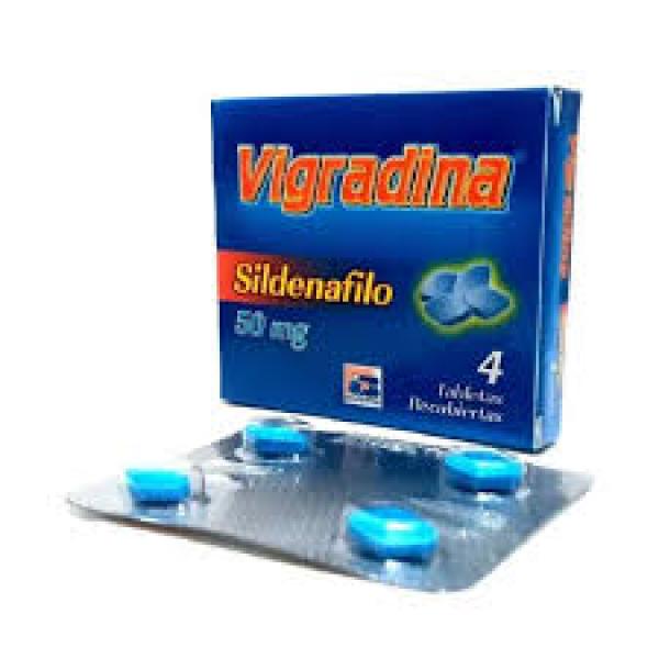 Sildenafilo 50 Mg Tabletas Caja X 4 ( Vigradina )