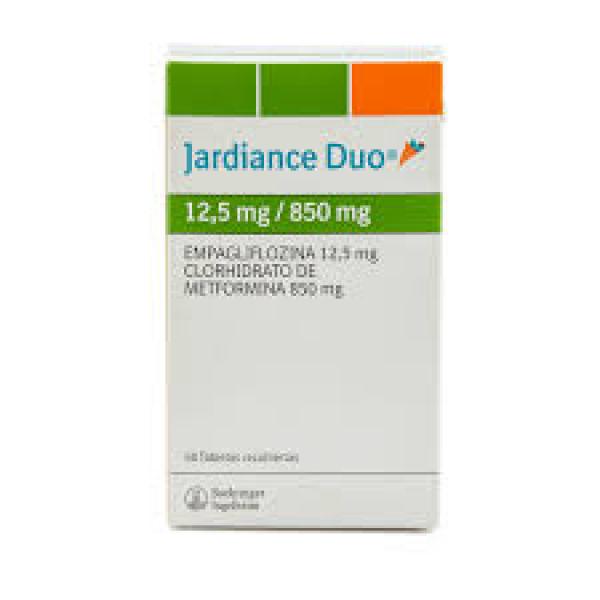 Jardince Duo 12.5 Mg / 850 Mg X 60 Tab (empagliflozina-clorhidrato De Metformina)boehringer