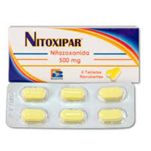 Nitazoxanida 500 Mg Tabletas Caja X 6 ( Nitoxipar )