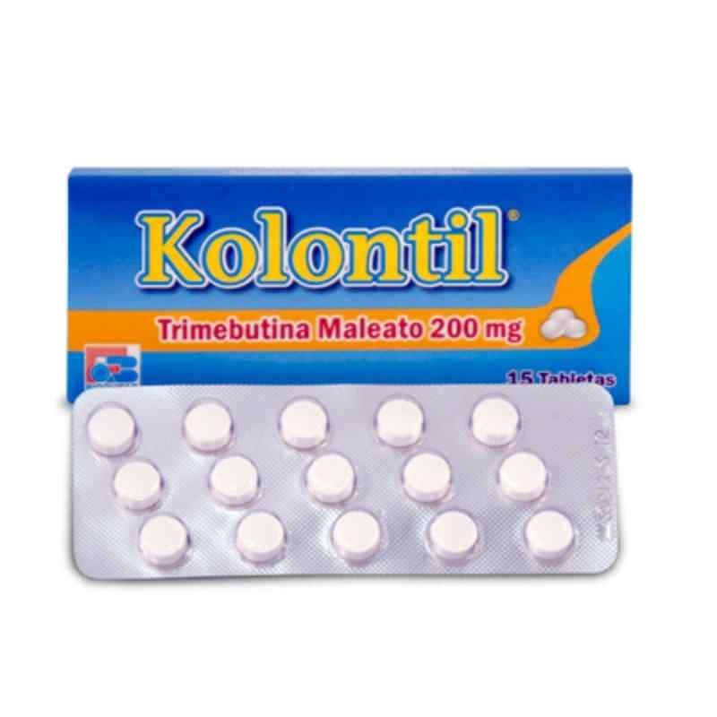 Trimebutina Maleato 200 Mg Tabletas Caja X 15 ( Kolantil )