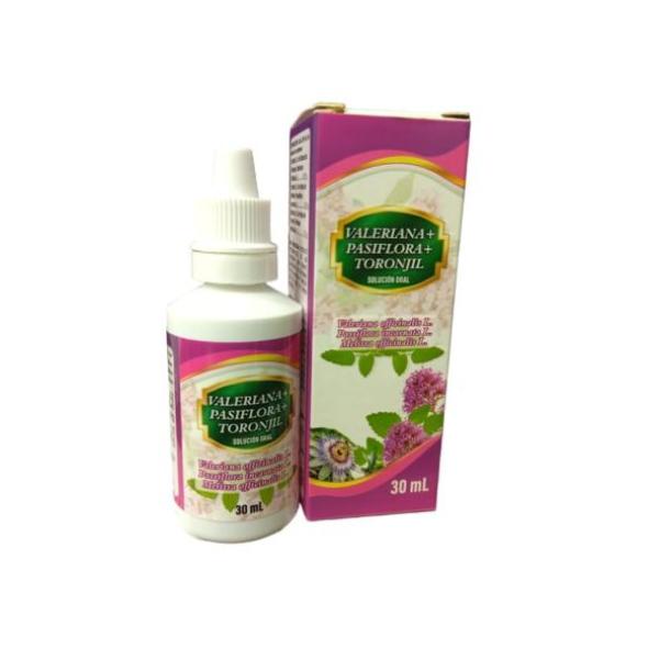 Valeriana + Passiflora + Toronjil) Gotas Frasco X 30 Ml