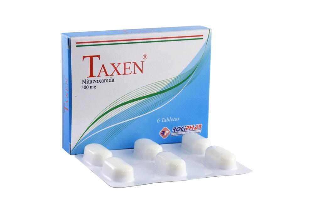 Taxen 500 Mg Tabletas Caja X 6 ( Nitazoxanida)