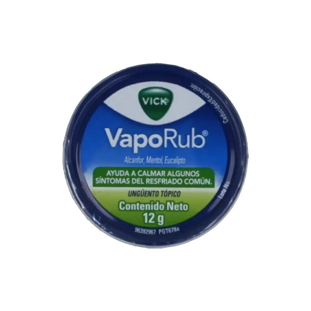 Vick Vaporub X 12 Gr Lata Unguento Topico