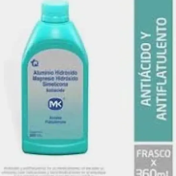 Hidroxido Aluminio+ Hidroxido Magnesio+ Simeticona Suspensión Oral Frasco X 360 Ml